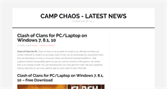 Desktop Screenshot of campchaos.com